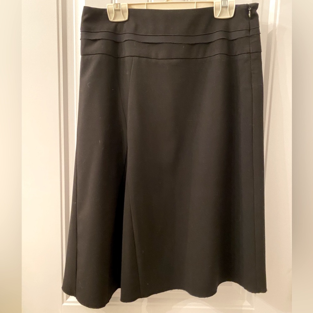NWOT Nylon by Dec Lined Size 6 Black A-Line Skirt
